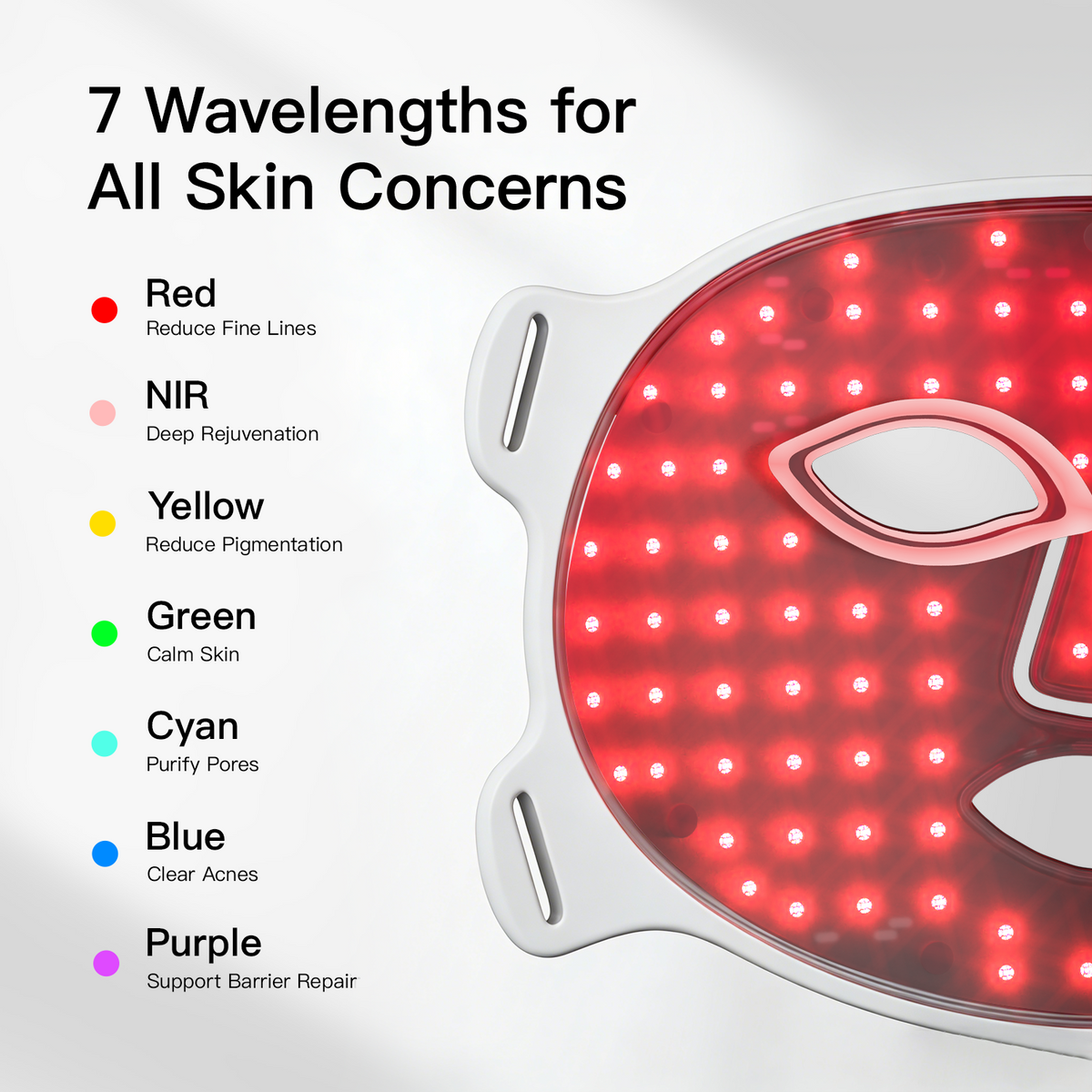Mareqia™ LED Light Therapy Face Mask
